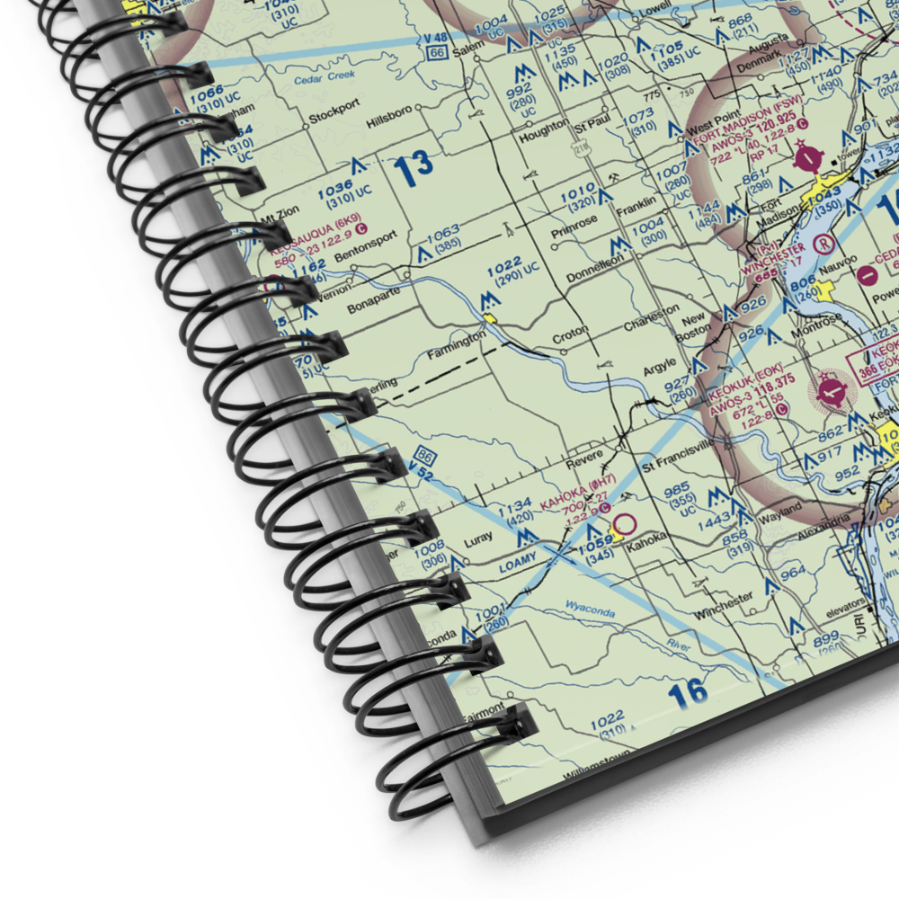 Orr-Port Airport (IA22) VFR Sectional Notebook 