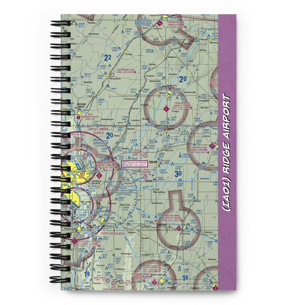 Ridge Airport (IA01) VFR Sectional Notebook 