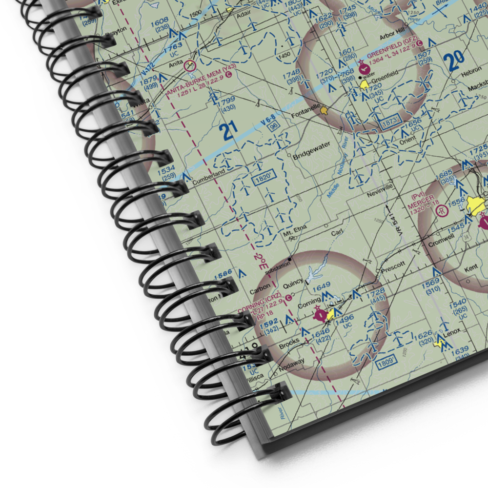 Jukam's Landing Airport (IA00) VFR Sectional Notebook 