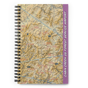 Cabin Creek US Forest Service Airport (I08) VFR Sectional Notebook