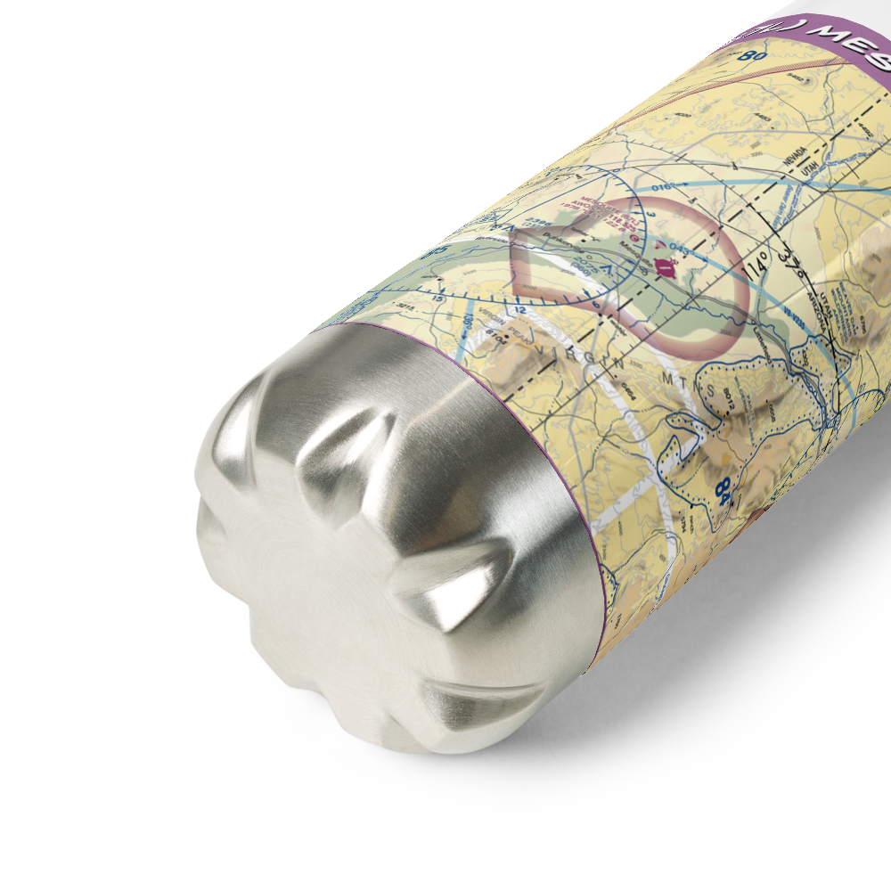 Mesquite Airport (67L) VFR Sectional Water Bottle 