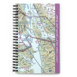 Hawk Inlet Seaplane Base (HWI) VFR Sectional Notebook