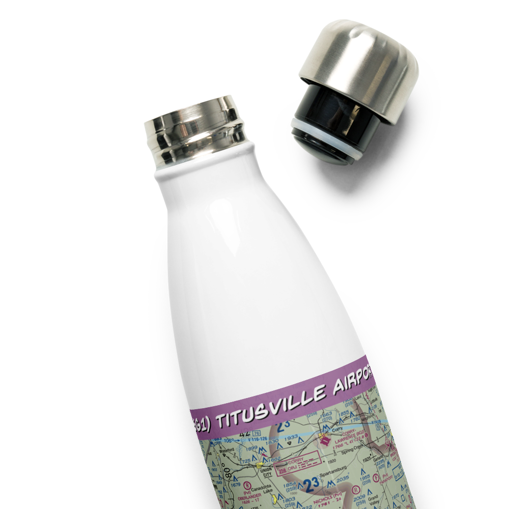 Titusville Airport (6G1) VFR Sectional Water Bottle 