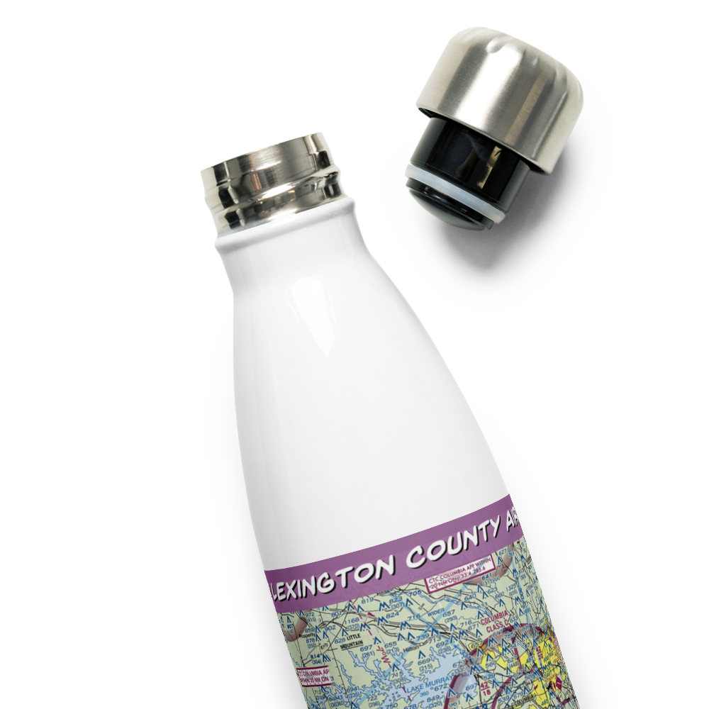 Lexington County Airport (6J0) VFR Sectional Water Bottle 