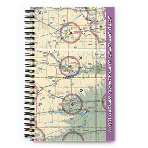 Harlan County Lake Seaplane Base (H63) VFR Sectional Notebook