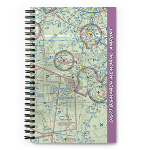 Bismarck Memorial Airport (H57) VFR Sectional Notebook