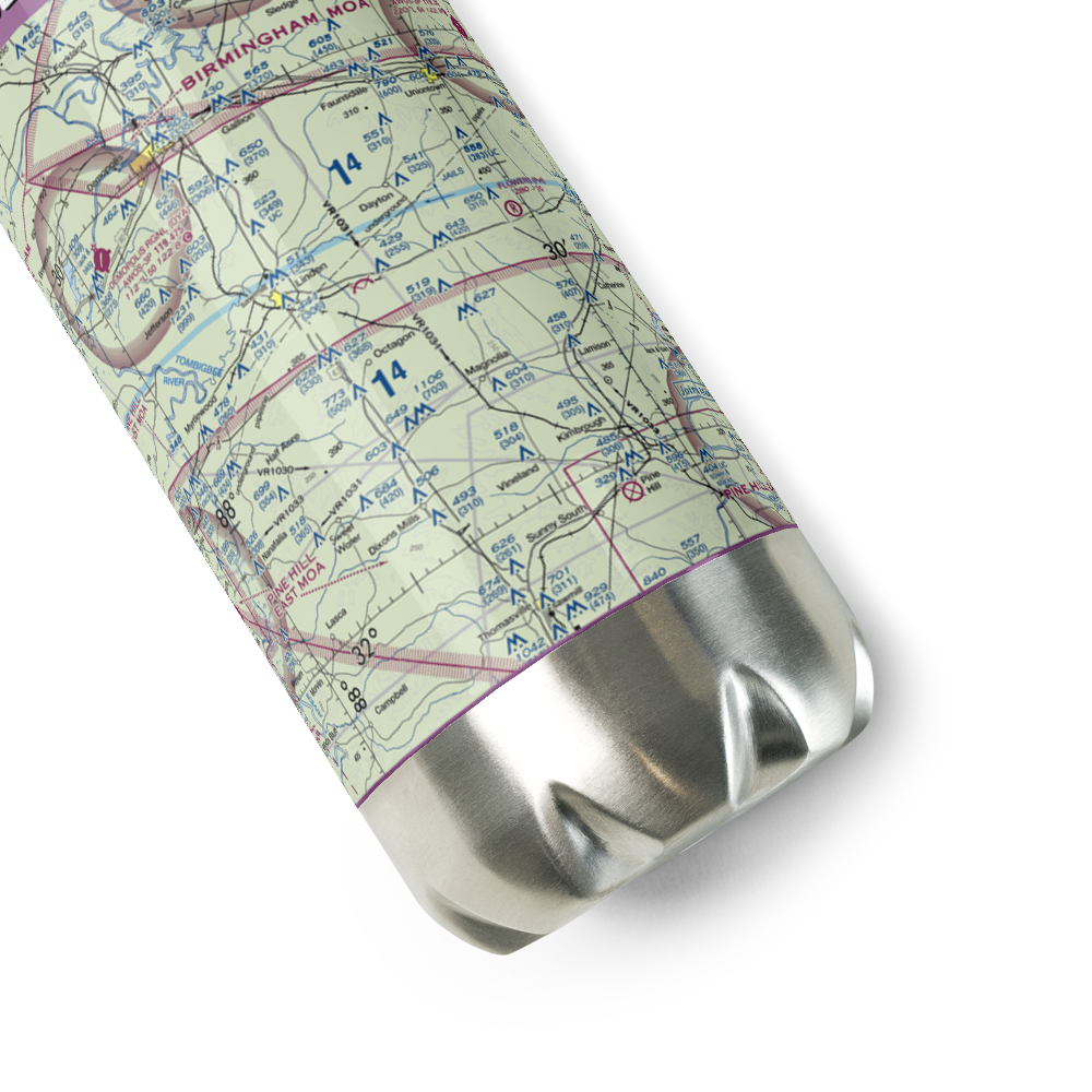 Freddie Jones Field (70A) VFR Sectional Water Bottle 