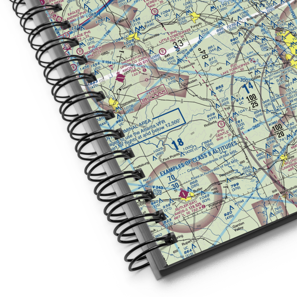 Broken Ranch Airport (GA76) VFR Sectional Notebook 