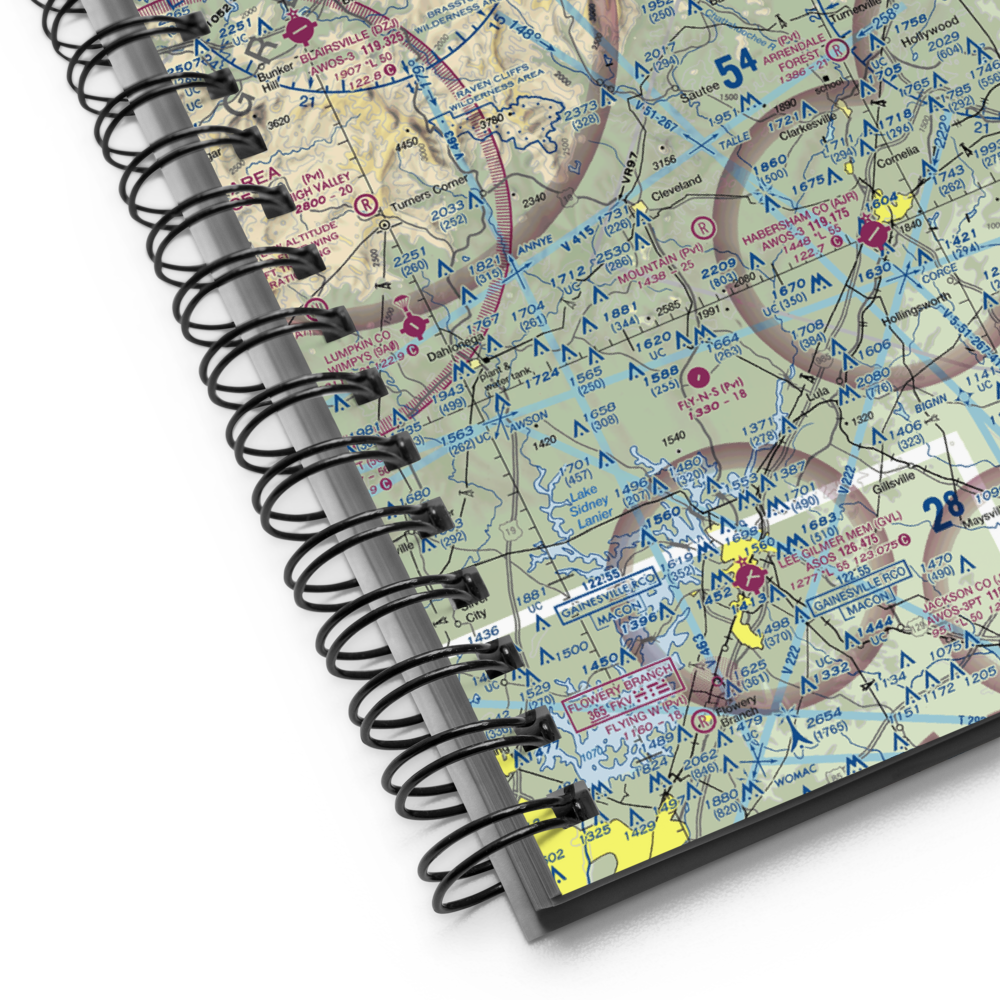 King Sky Ranch Airport (GA67) VFR Sectional Notebook 