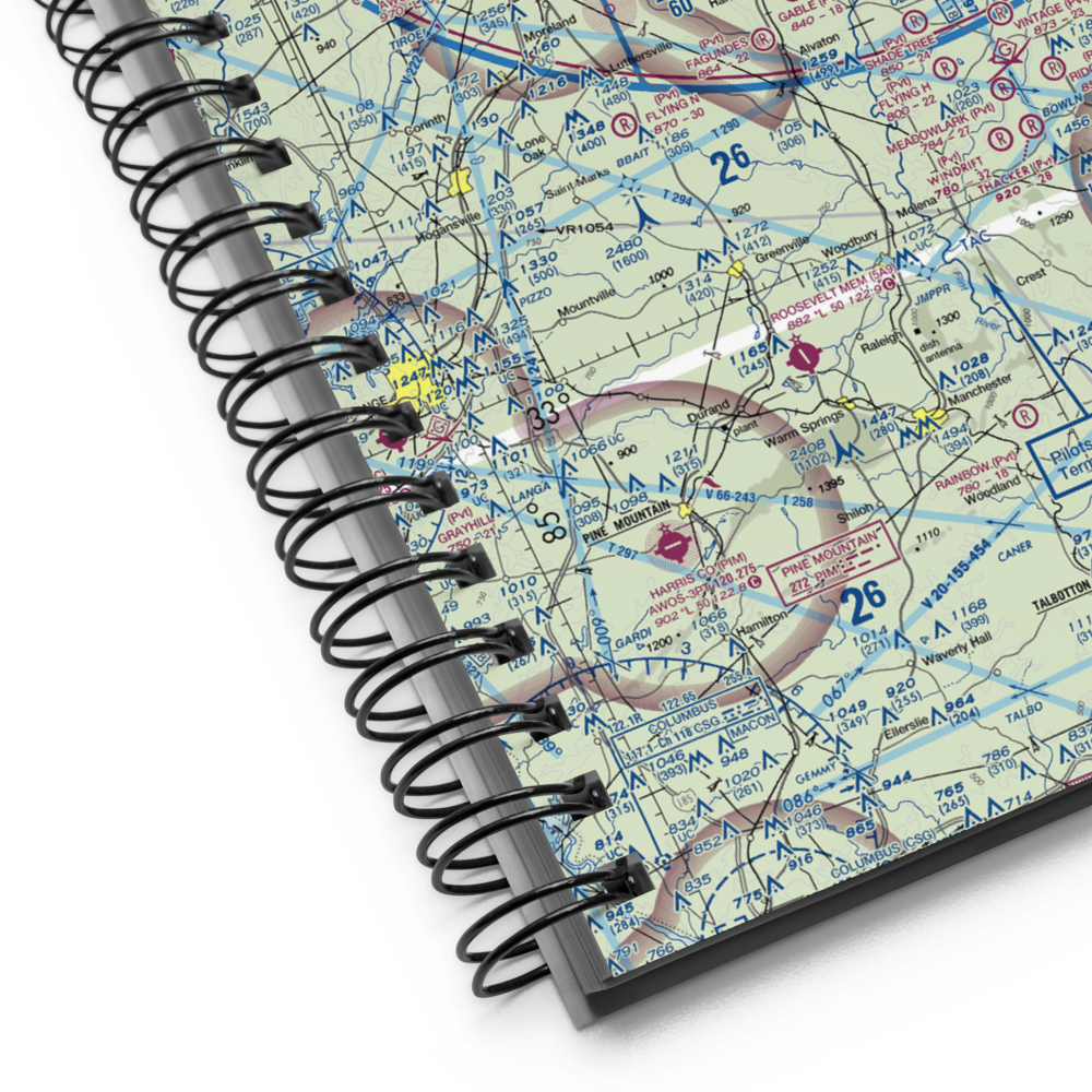 Kenley Field (GA61) VFR Sectional Notebook 