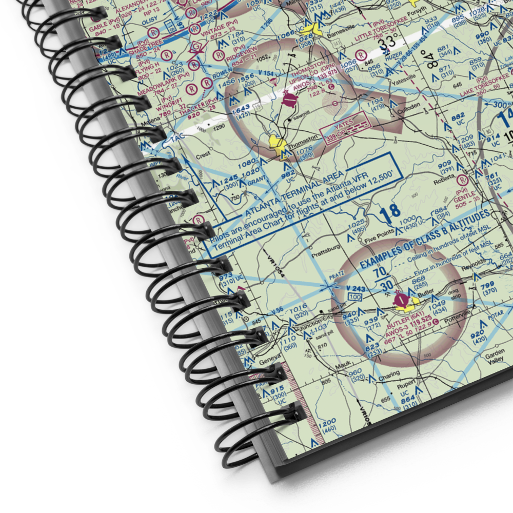 Antique Acres Airport (GA59) VFR Sectional Notebook 