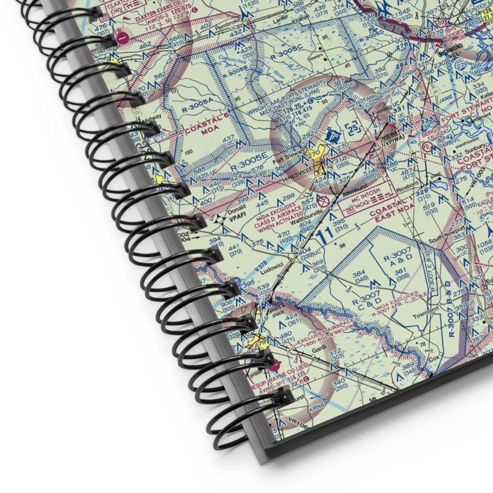 Cypress Lakes Airport (GA35) VFR Sectional Notebook 