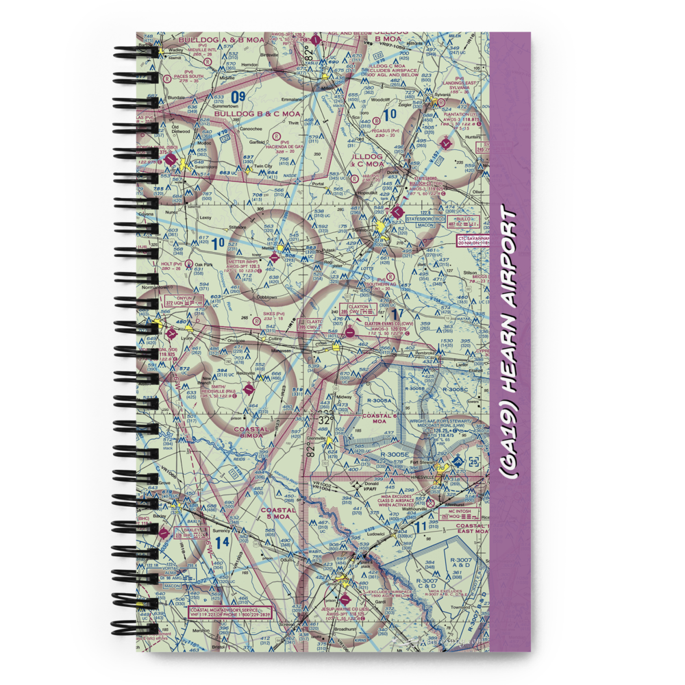 Hearn Airport (GA19) VFR Sectional Notebook 