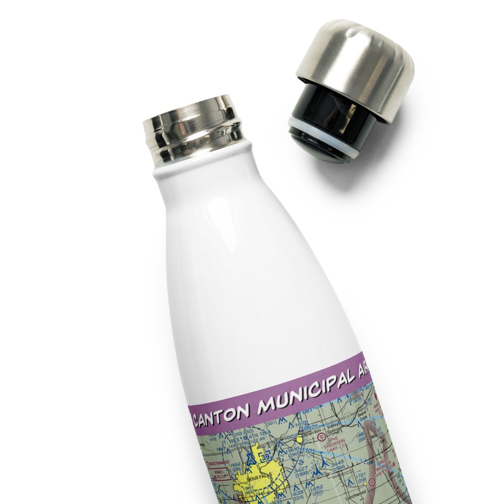 Canton Municipal Airport (7G9) VFR Sectional Water Bottle 