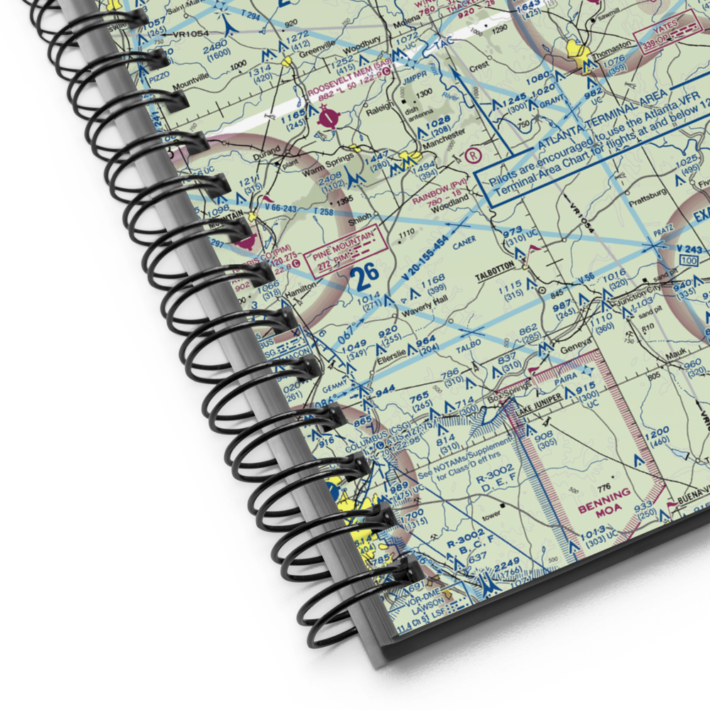 Ridgeview Farm Airport (GA10) VFR Sectional Notebook 