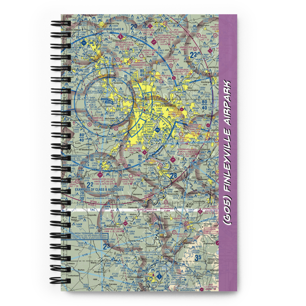 Finleyville Airpark (G05) VFR Sectional Notebook 