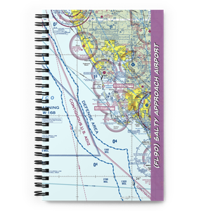 Salty Approach Airport (FL90) VFR Sectional Notebook