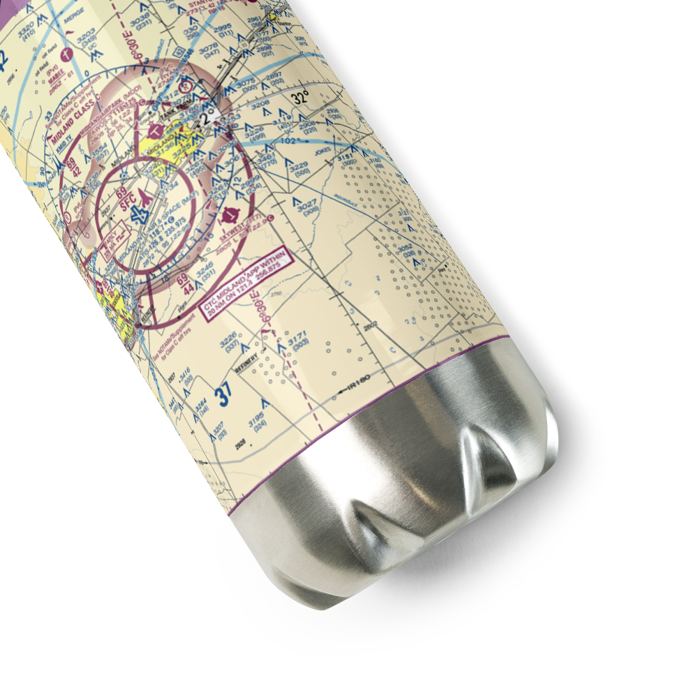 Skywest Inc Airport (7T7) VFR Sectional Water Bottle 