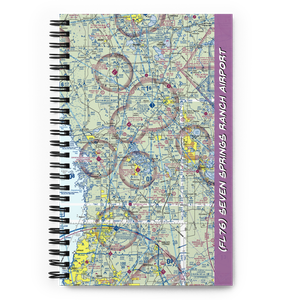 Seven Springs Ranch Airport (FL76) VFR Sectional Notebook