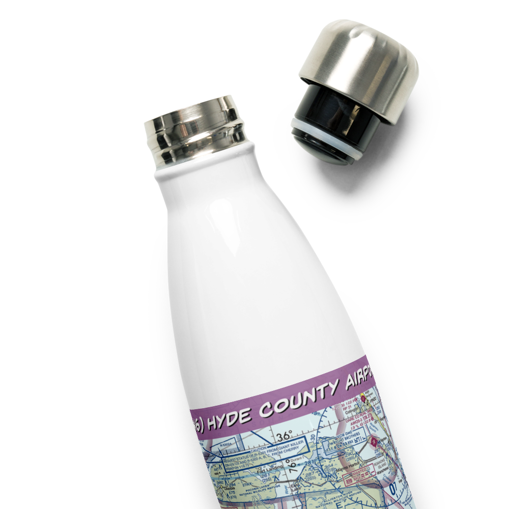 Hyde County Airport (7W6) VFR Sectional Water Bottle 