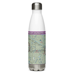 Bagley Municipal Airport (7Y4) VFR Sectional Water Bottle