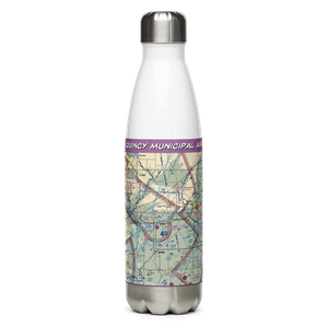 Quincy Municipal Airport (80T) VFR Sectional Water Bottle