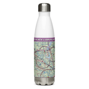 Mauston New Lisbon Union Airport (82C) VFR Sectional Water Bottle