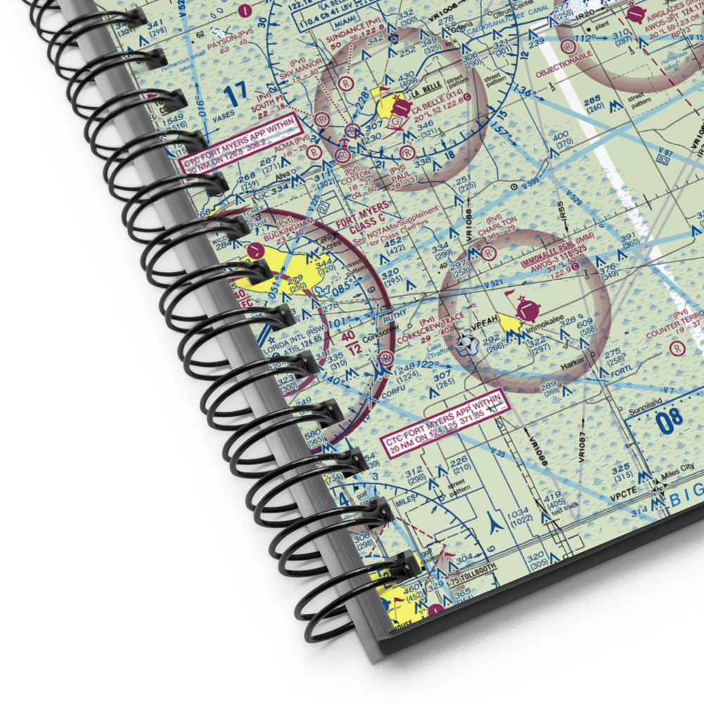 Graham Landing Strip - Moore Haven Airport (FL40) VFR Sectional Notebook 