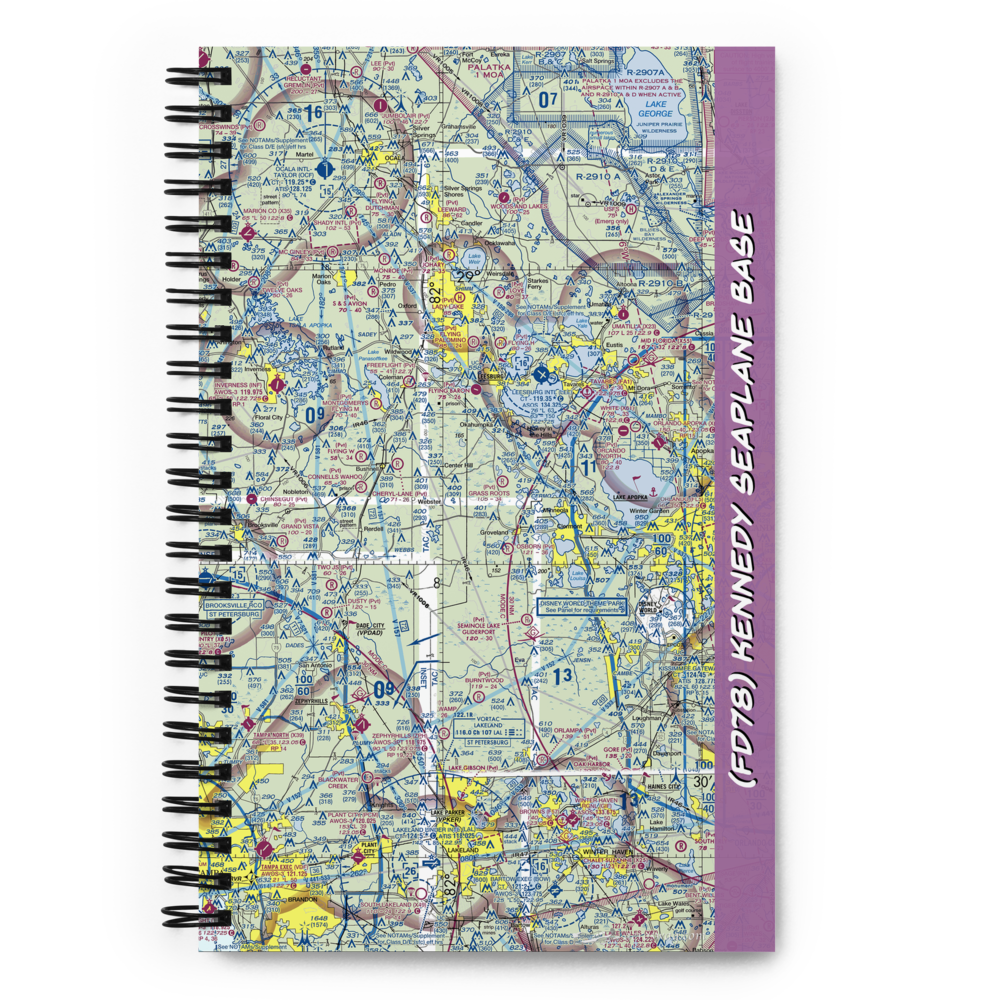 Kennedy Seaplane Base (FD78) VFR Sectional Notebook 
