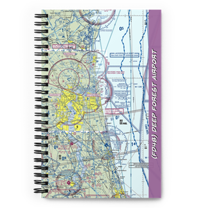 Deep Forest Airport (FD48) VFR Sectional Notebook
