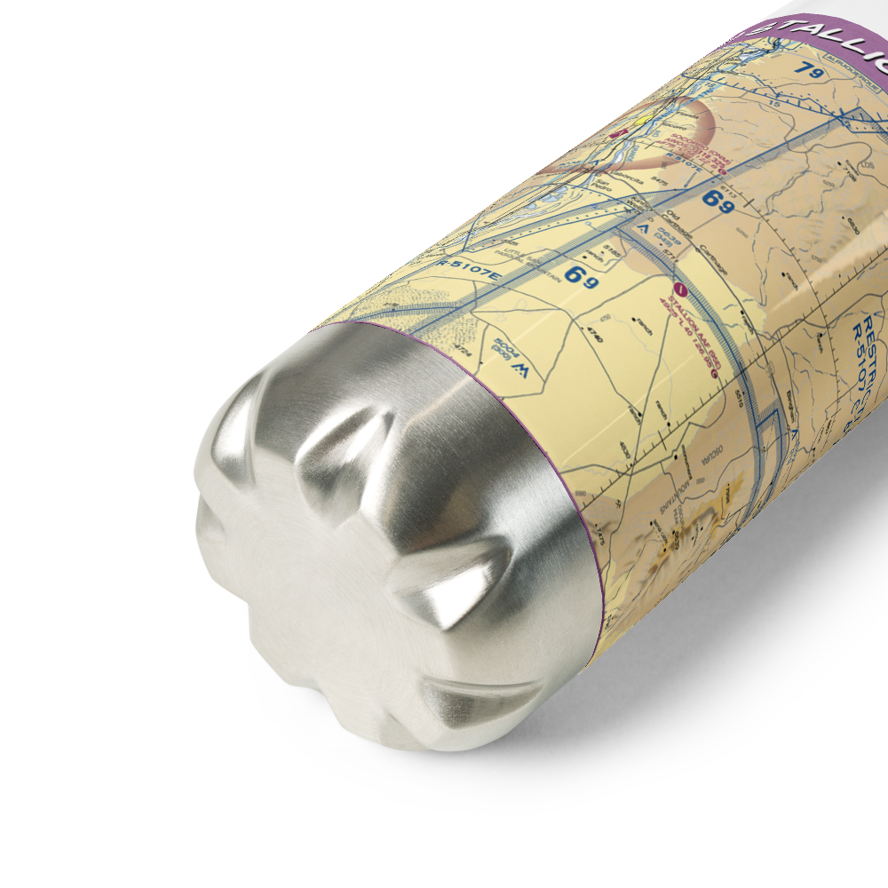 Stallion Army Air Field (95E) VFR Sectional Water Bottle 