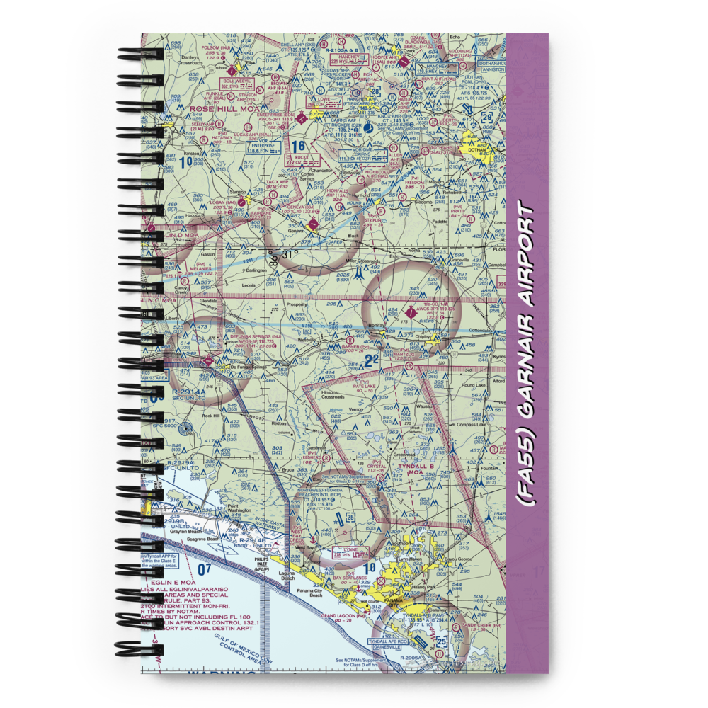 Garnair Airport (FA55) VFR Sectional Notebook 