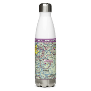 Hastings Airport (9D9) VFR Sectional Water Bottle