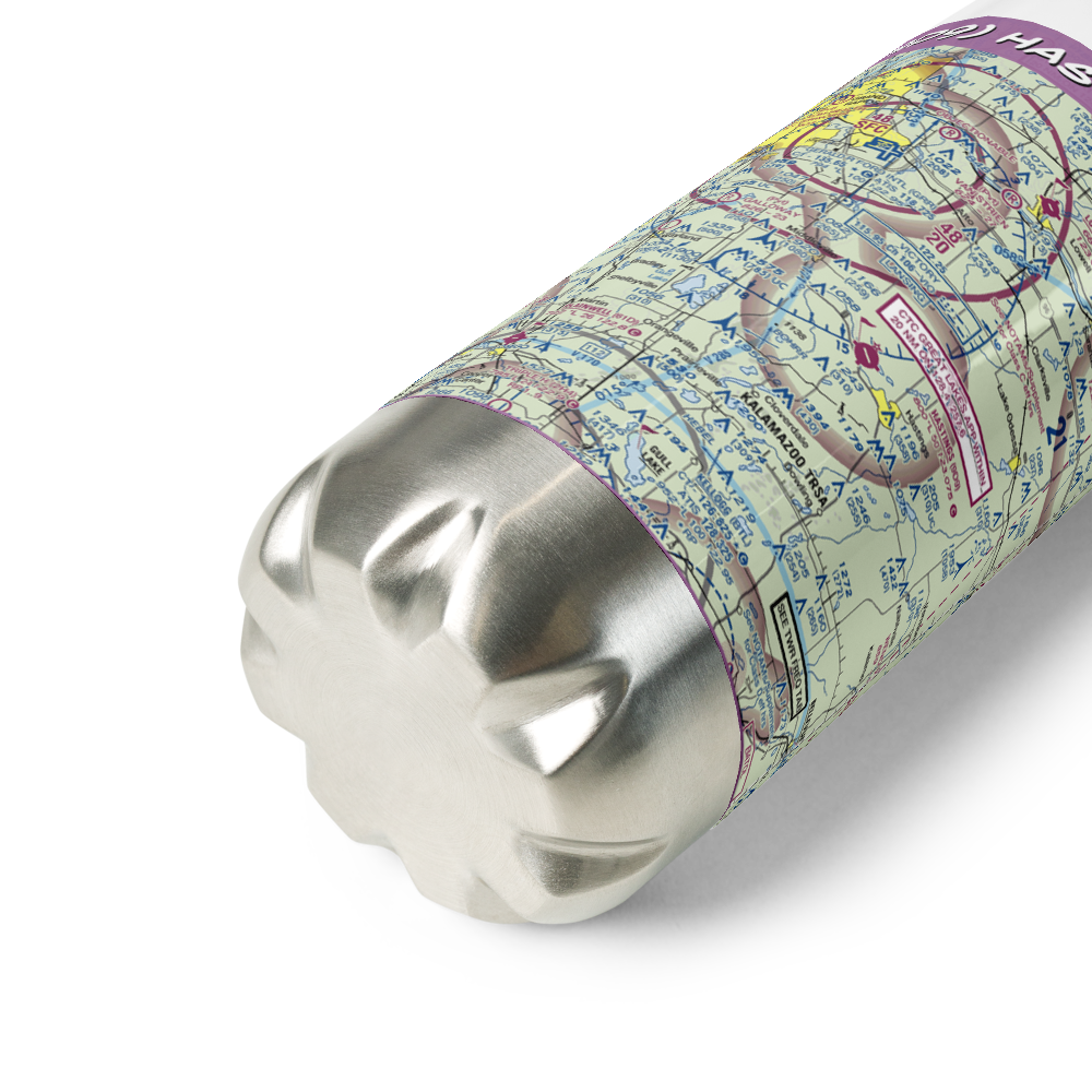 Hastings Airport (9D9) VFR Sectional Water Bottle 