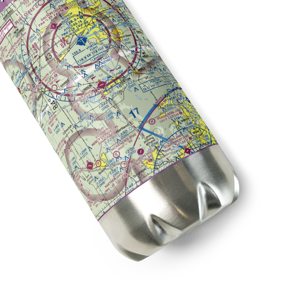 Prices Airport (9G2) VFR Sectional Water Bottle 