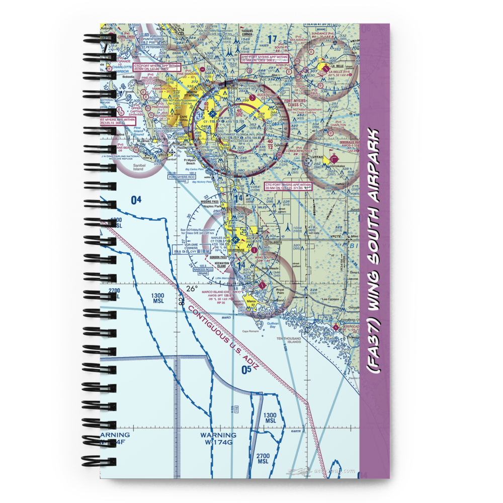 Wing South Airpark (FA37) VFR Sectional Notebook 