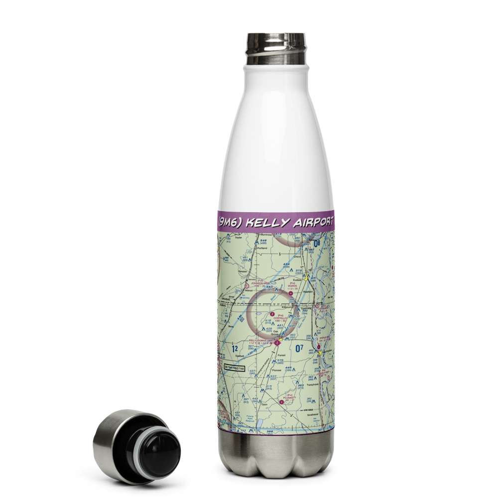 Kelly Airport (9M6) VFR Sectional Water Bottle 