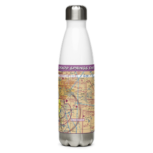 Colorado Springs East Airport (CO4) VFR Sectional Water Bottle