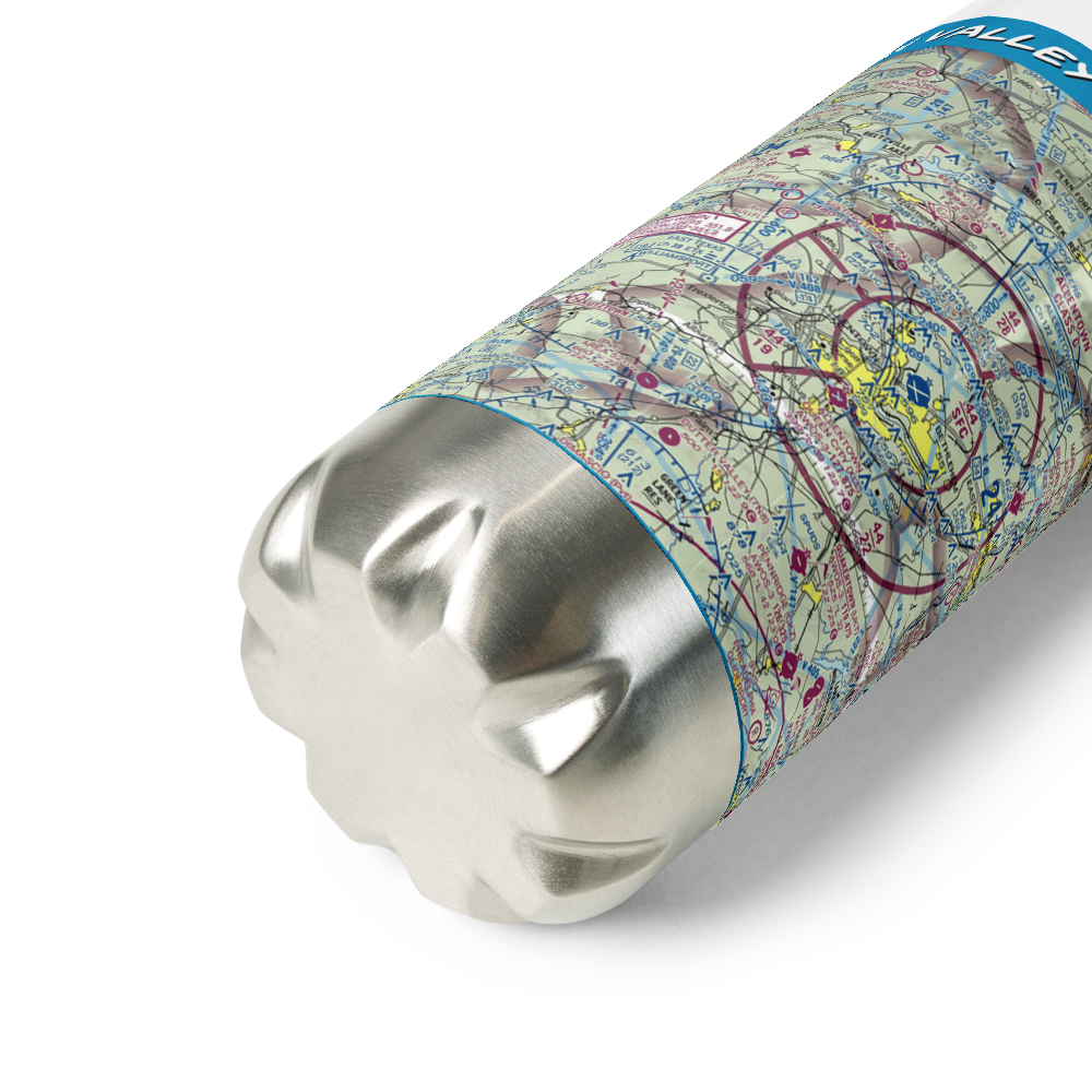 Lehigh Valley International Airport (ABE) VFR Sectional Water Bottle 