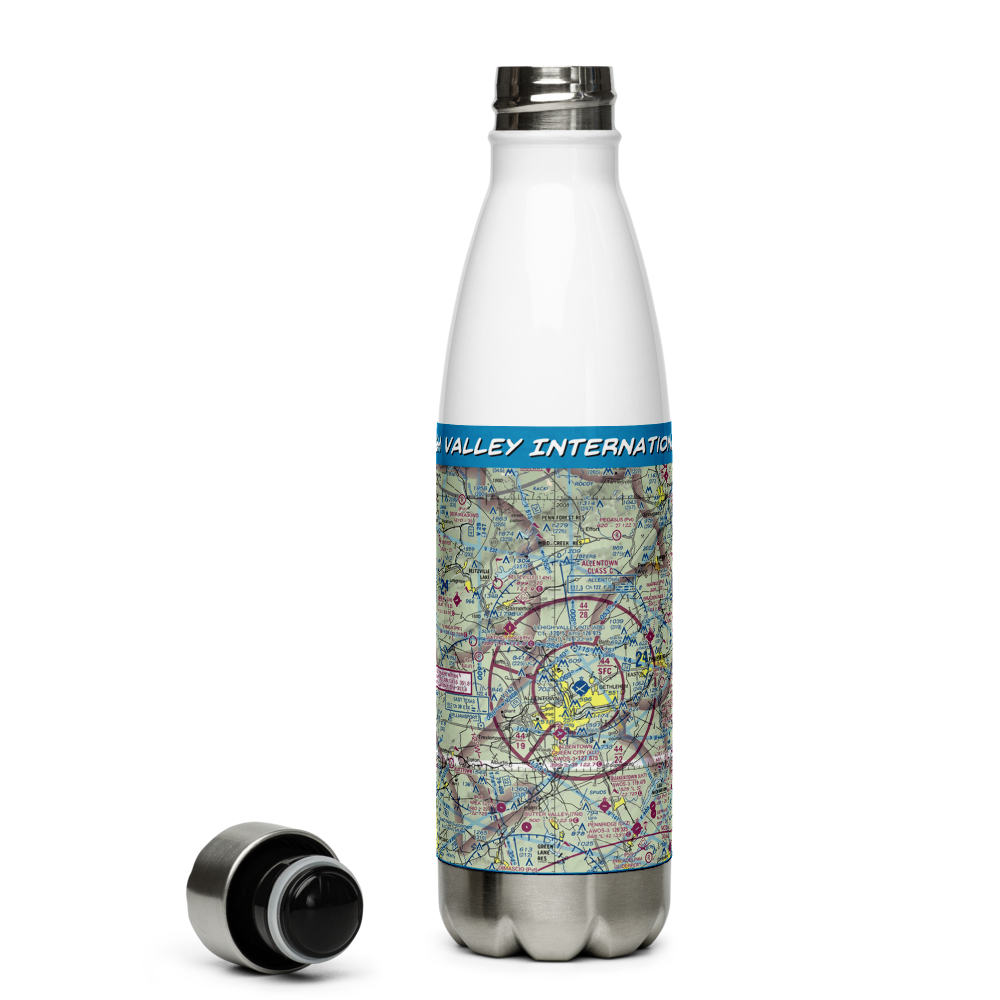 Lehigh Valley International Airport (ABE) VFR Sectional Water Bottle 