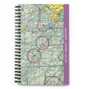Dwight Airport (DTG) VFR Sectional Notebook