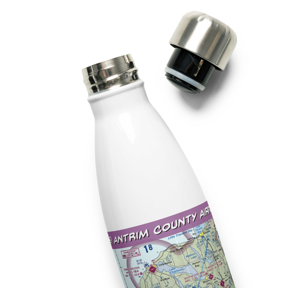 Antrim County Airport (ACB) VFR Sectional Water Bottle 