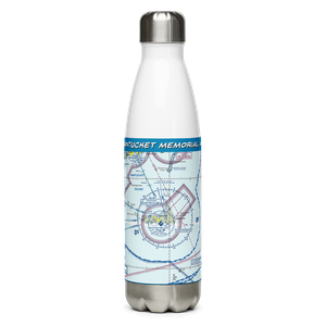 Nantucket Memorial Airport (ACK) VFR Sectional Water Bottle