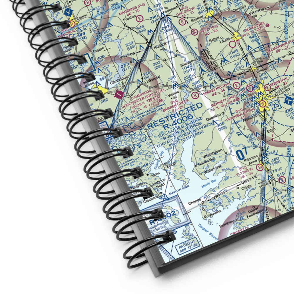 Huey Airport (DE14) VFR Sectional Notebook 
