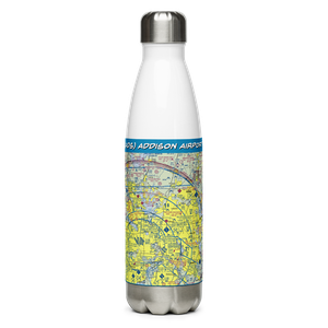 Addison Airport (ADS) VFR Sectional Water Bottle