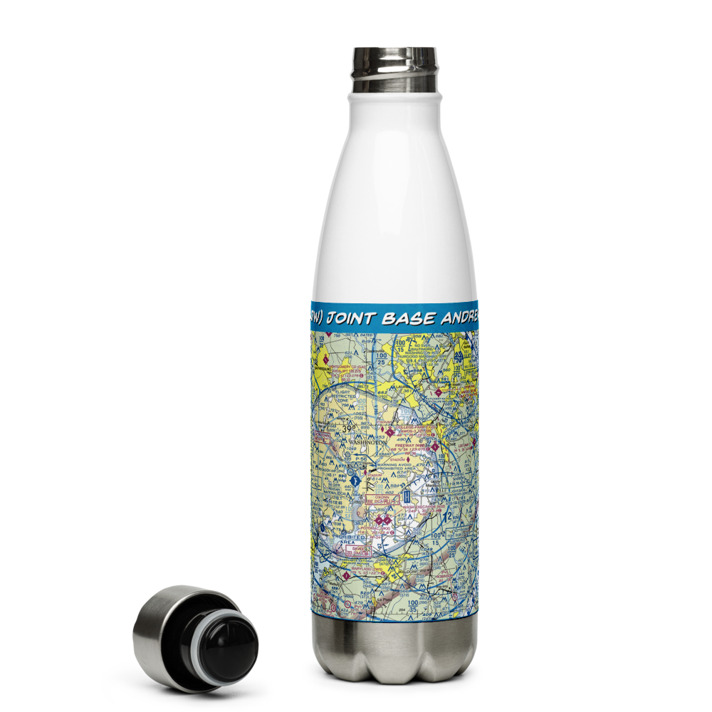 Joint Base Andrews (ADW) VFR Sectional Water Bottle 
