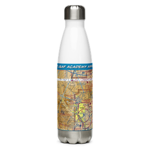 USAF Academy Airfield (AFF) VFR Sectional Water Bottle
