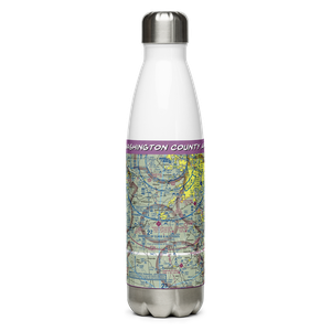 Washington County Airport (AFJ) VFR Sectional Water Bottle