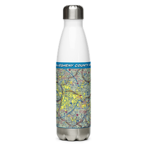 Allegheny County Airport (AGC) VFR Sectional Water Bottle