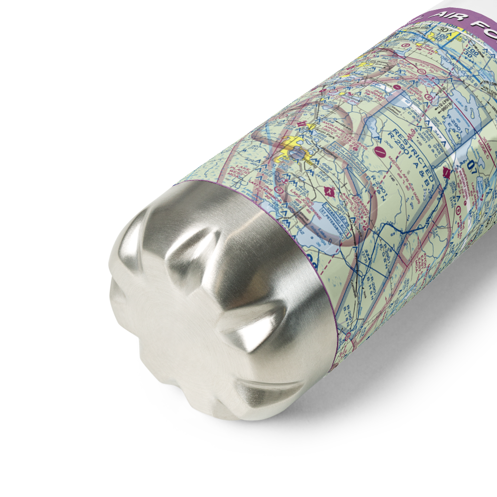 MacDill Air Force Base Auxiliary Field (AGR) VFR Sectional Water Bottle 